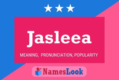 ملصق اسم Jasleea