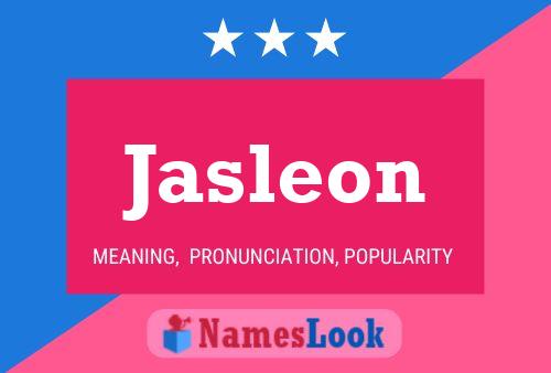 ملصق اسم Jasleon