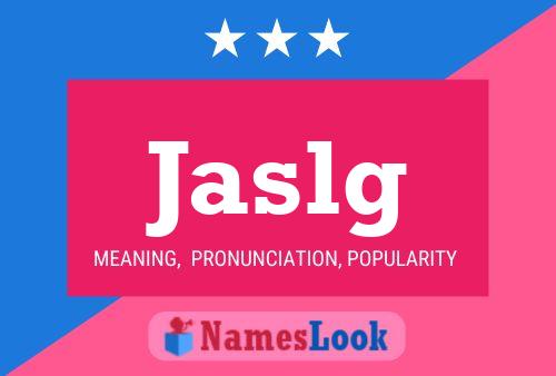 ملصق اسم Jaslg