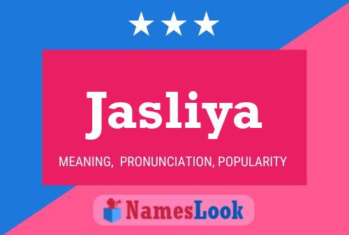 ملصق اسم Jasliya