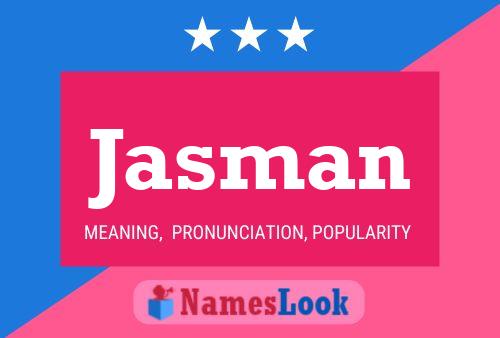 ملصق اسم Jasman