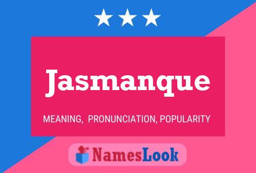 ملصق اسم Jasmanque