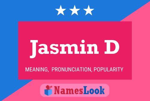 ملصق اسم Jasmin D