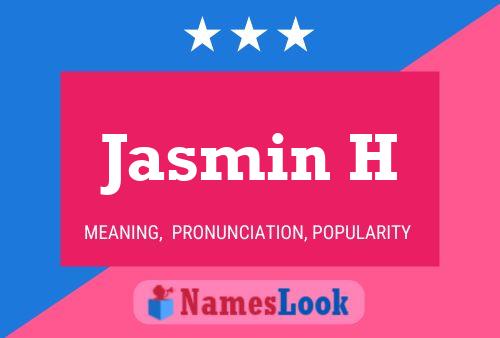 ملصق اسم Jasmin H