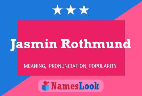 ملصق اسم Jasmin Rothmund