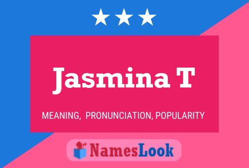 ملصق اسم Jasmina T