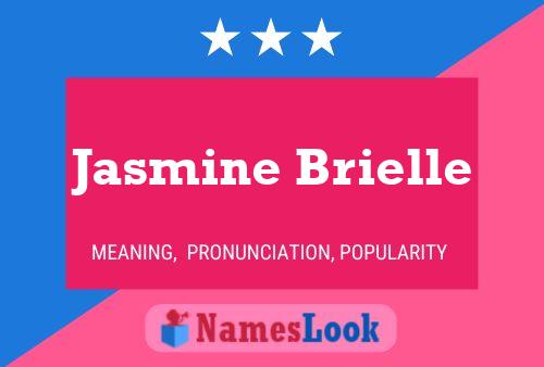 ملصق اسم Jasmine Brielle