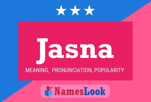 ملصق اسم Jasna