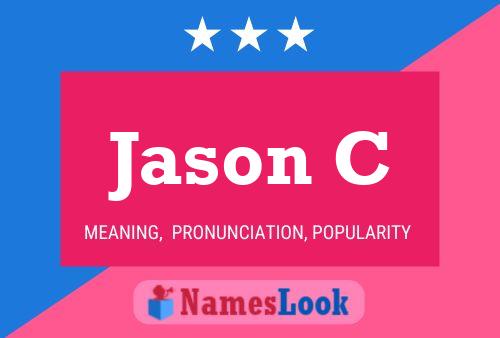 ملصق اسم Jason C