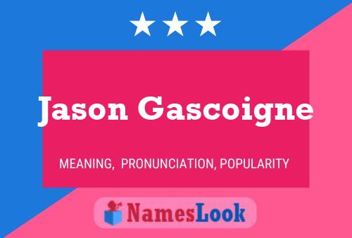 ملصق اسم Jason Gascoigne