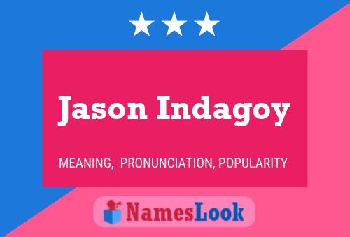 ملصق اسم Jason Indagoy