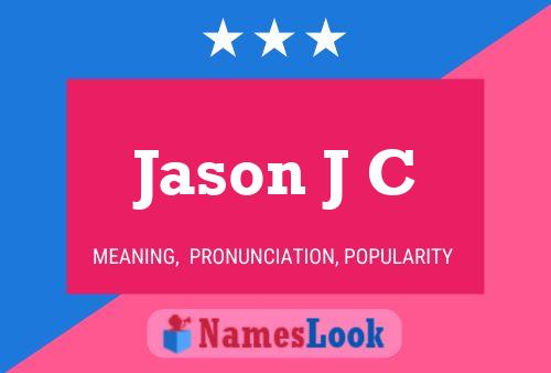 ملصق اسم Jason J C