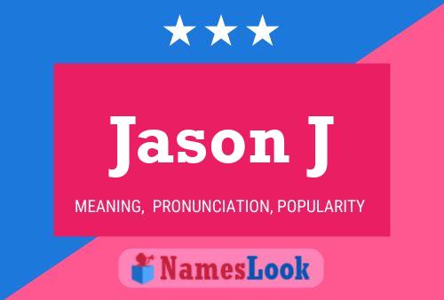 ملصق اسم Jason J