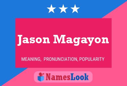 ملصق اسم Jason Magayon