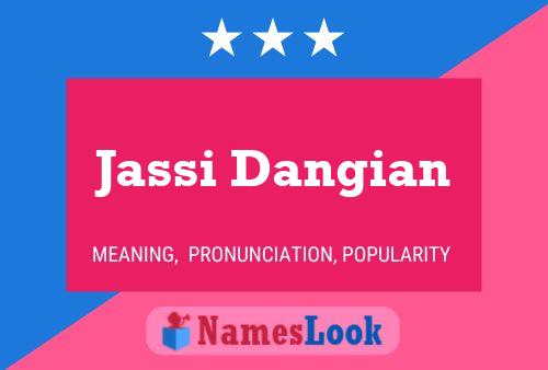 ملصق اسم Jassi Dangian