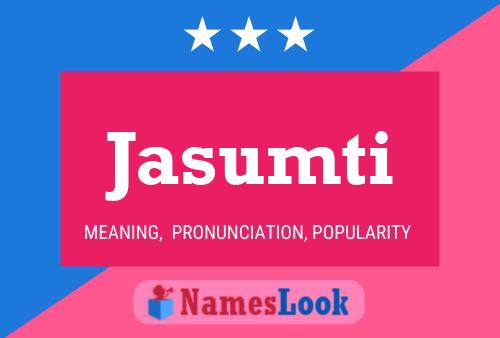 ملصق اسم Jasumti