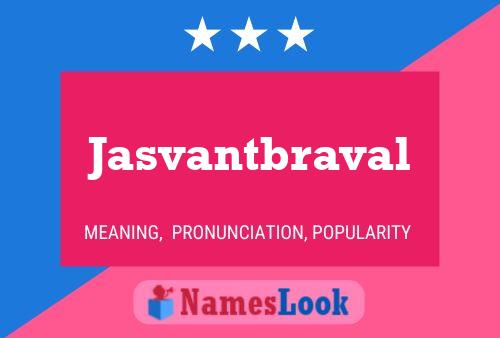 ملصق اسم Jasvantbraval