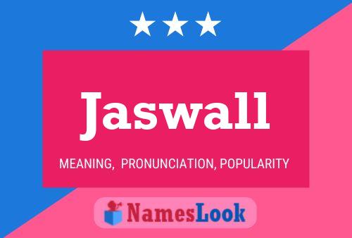 ملصق اسم Jaswall