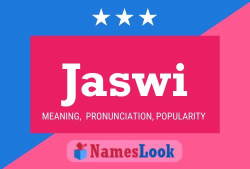 ملصق اسم Jaswi