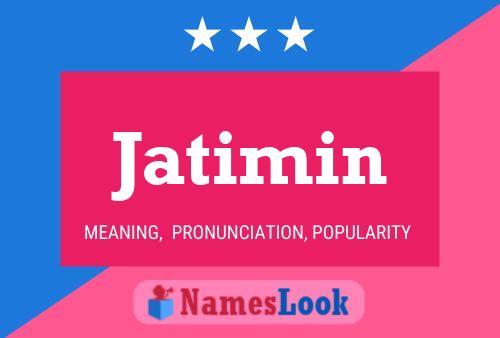 ملصق اسم Jatimin