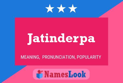 ملصق اسم Jatinderpa