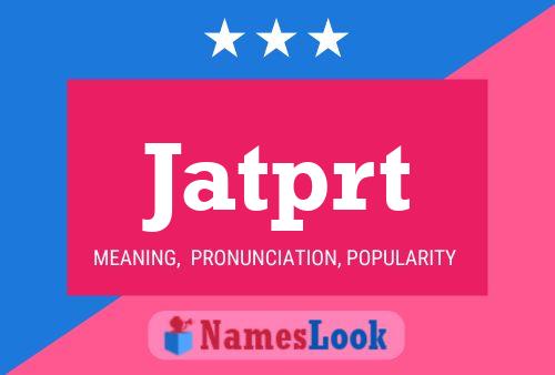 ملصق اسم Jatprt