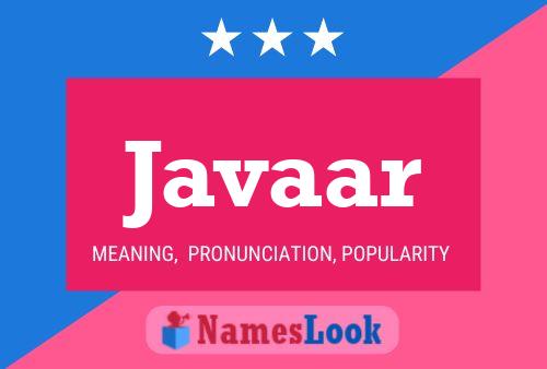 ملصق اسم Javaar