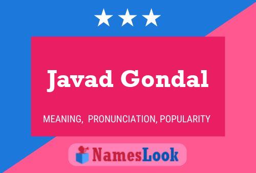 ملصق اسم Javad Gondal