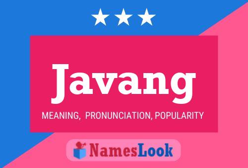 ملصق اسم Javang