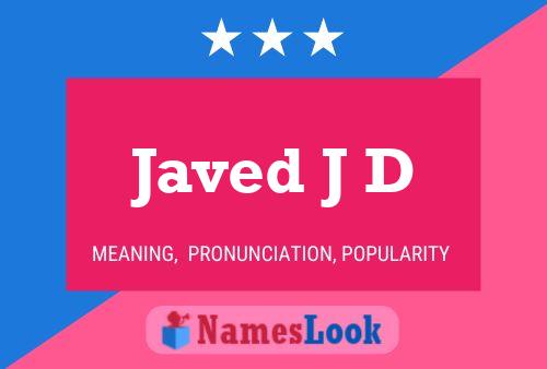 ملصق اسم Javed J D