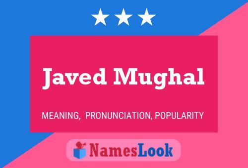 ملصق اسم Javed Mughal