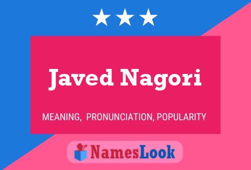 ملصق اسم Javed Nagori