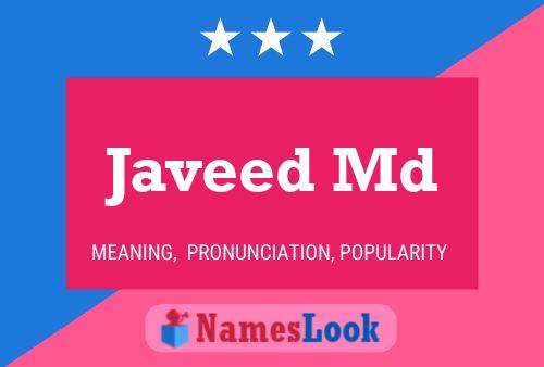 ملصق اسم Javeed Md