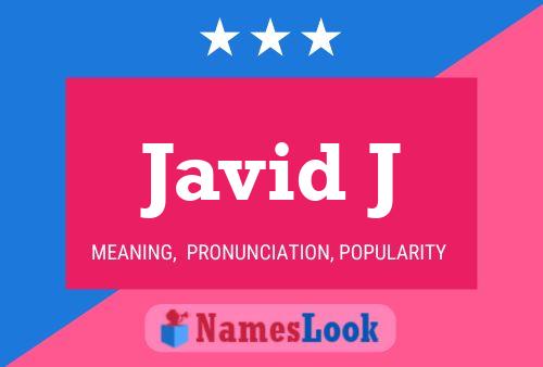 ملصق اسم Javid J