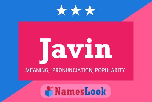 ملصق اسم Javin