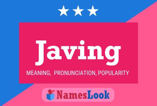 ملصق اسم Javing