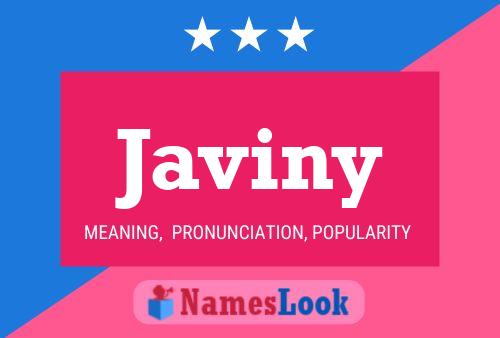 ملصق اسم Javiny