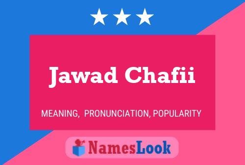 ملصق اسم Jawad Chafii