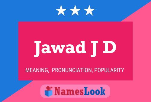 ملصق اسم Jawad J D