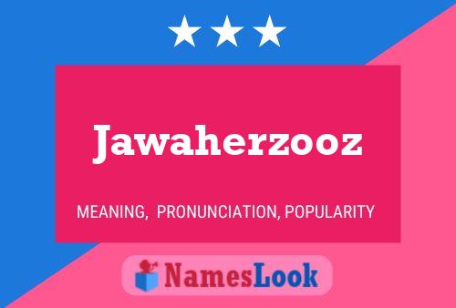 ملصق اسم Jawaherzooz