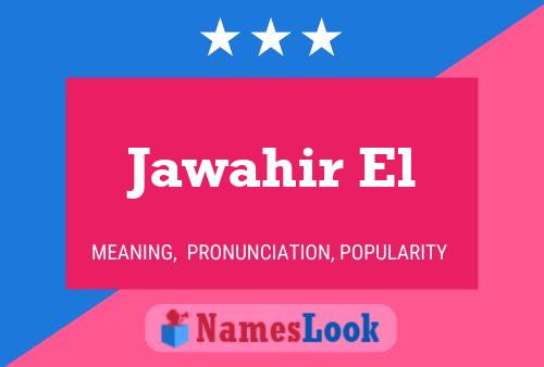 ملصق اسم Jawahir El