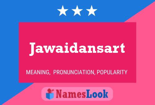 ملصق اسم Jawaidansart