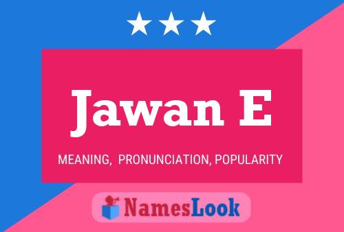 ملصق اسم Jawan E