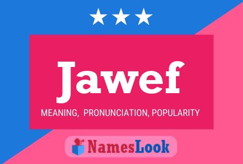 ملصق اسم Jawef