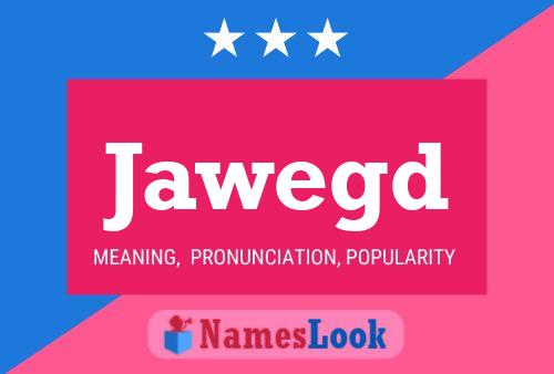 ملصق اسم Jawegd