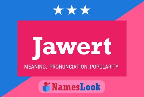 ملصق اسم Jawert