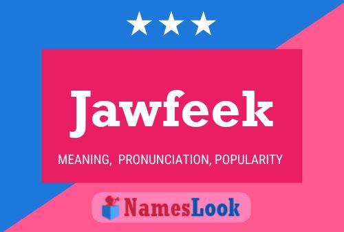 ملصق اسم Jawfeek