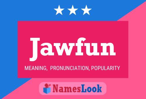 ملصق اسم Jawfun