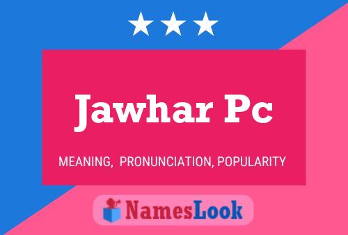 ملصق اسم Jawhar Pc