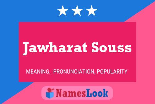 ملصق اسم Jawharat Souss